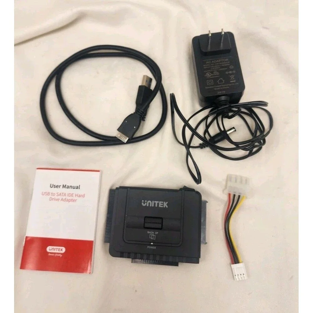 Unitek Adapters USB 3.0 To IDE Sata Converter Hard Drive Adapter Manual
